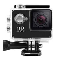 Flymemo A9 HD 1080P MJPEG 2 inch LCD IP68 30m Waterproof Sports Action Camera DVR for Motorcycle Skating Diving Black