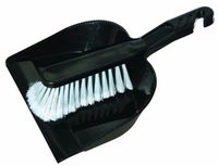 O-Cedar Commercial MaxiRough Dust Pan & Brush Combo, Black