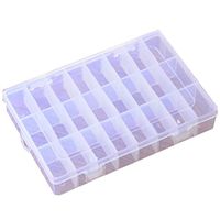 Molyveva Mini Portable Travel Pill Organizer with Moisture-Proof Design and 10, 15, 24 Compartments to Hold Vitamins, Supplements and Medication (24 Compartments)