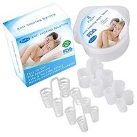 Snore Stopper (8 Pairs) - Anti Snoring Devices Comfortable - Effectively Stop Snoring - Nature Snoring Solution - Anti Snore - Perfect Fit Anti Snoring Nose Vents - Snoring Aids