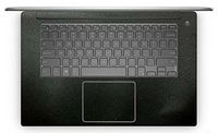 BingoBuy 2-Pack Customized Decorative Palmrest Vinyl Sticker Protector for Dell XPS 15 Series (XPS 15-7590, Matte Black)