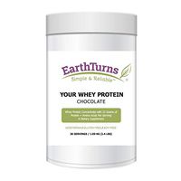 EarthTurns Your Whey Protein, Chocolate Flavored Powder, 2.4 lbs (30 Servings)
