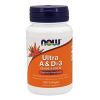 Ultra A & D3, 100 Softgels by Now Foods (Pack of 4)