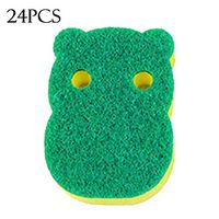 Lanbter 10/20/24PCS Heavy Duty Scrub Sponge Dishwashing Kitchen Cleaning Sponge