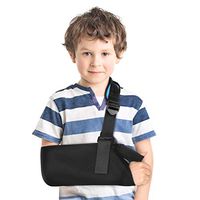 Medical Arm Sling for Kids, Breathable Child Arm Support Shoulder Immobilizer with Adjustable Strap for Broken Shoulder Elbow Arm Injury Recovery, Fits Left and Right Hand