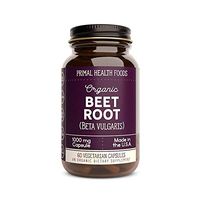 Primal Health Foods | Organic Beet Root Capsules (Beta Vulgaris) | 1,000 mg Vegetarian Capsules