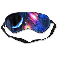 Cool Galaxy Space Eye Masks Sleep Mask 100% Double-Sided Silk Super-Smooth Eye Mask Ultra-Soft Adjustable Eyeshade for Men Women Boys Girls