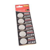 5 Pcs 3V Lithium Coin Cells Button Battery Board ECR2032 CR2032 5004LC KCR2032
