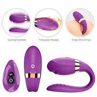 Female Adult Toys 10 Modes 100% Safe Silicone Novelty U Shape Interactive Couples Pleasure Toys,Super for Yourself Her R6