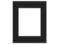 PA Framing, Double Thick Mat, Gallery, 16 x 20 inches - Black Core and Black Inner
