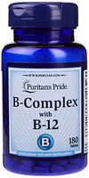 Puritans Pride Vitamin B-Complex and Vitamin B-12, 180 Count