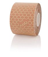 FlexU - Supreme Kinesiology Tape with A Free eBook. Un-Cut, 1 Roll Pack, Beige