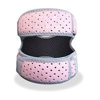 DONGBALA Knee Tendon Support Strap, Adjustable Knee Support for Pain Relief One Size Fits All (1 Pack),Pink,40~75kg