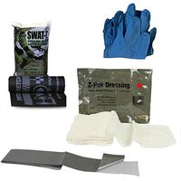 Pocket Trauma Kit, IFAK for Bleeding Control, Vacuum Sealed with Tear Notches, Compact with SWAT-T Tourniquet and Z-Fold Dressing by Rescue Essentials