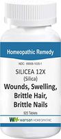Silicea - Relief from Wound, Swelling, Brittle Hair, Brittle Nails. Tissue Salts - All Natural (12X)