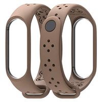 Mike Franklin's Compatible Xiaomi MI Band 3, Durable Replacement TPU Anti-Off Wristband Quick Release Breathable Watch Band (S4)