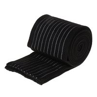 LIYUDL Elastic Breathable Wrap Ankle Support Brace Compression Knee Elbow Wrist Ankle Hand Support Wrap Sports Bandage Strap (Black, 150X7.5CM)