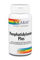 Solaray Phosphatidylserine Plus Supplement, 100 mg, 60 Count