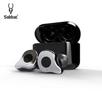 Linsoul Sabbat E12 Ultra TWS Bluetooth 5.0 True Wireless HiFi Earbuds, Sweatproof Noise Canceling Earphones with Built-in Mic for Sports Running (Sliver)