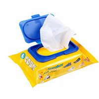 AWEPOL Shoes Wipes,White Shoes Wet Wipes Artifact Travel Portable Disposable Sneakers Cleaning Wet Wipes (150 X200MM, 30 Pieces)