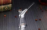 Zwq&zj Metal Hookah, Washable Cigarette Holder Filter, Double Filter Men's Smoking Set,A