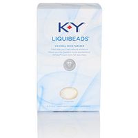 K-Y Liquibeads Feminine Vaginal Moisturizer Liquid Beads, Ovule Inserts, 6 Count by K-Y