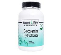 Glucosamine Hydrochloride 1500mg 200 Capsules Gluten Free 100% Natural. Serene Dew Supplements