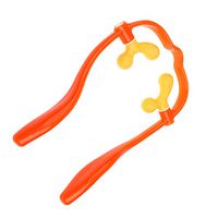 Accupressure Neck Massager Shoulder Back Pain Roller Manual Self Massage Tool Provides Instant Relief for Muscles and Stiff Necks