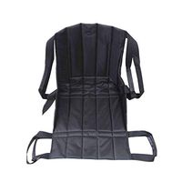 Transfer Belt, Full Body Lift Sling Seat Pad, Transport Mobility Aids Positioning Device for Elderly Disabled,Black