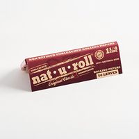 1 Pack Nat-U-Roll Original Classic 1 ¼ Size Rolling Paper + Beamer Smoke Sticker + Beamer Smoke Sticker