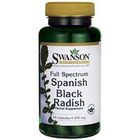 Swanson Full-Spectrum Spanish Black Radish 500 Milligrams 60 Capsules