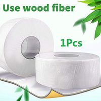 1 big Roll 4-Ply Toilet Tissue Roll Paper Towels Soft and Strong Bathroom-tissue Kitchen Absorbent Hand Paper Towels for Kitchen Restroom, Meiliss