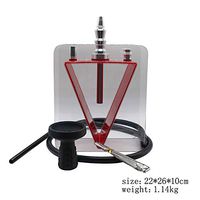 Wholesale Triangle Plastic Acrylic Portable sheesha Shisha Nargile Hookah