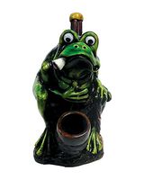 Bull Frog Smoking Pipe - Handmade Tobacco Pipe - Hand Pipe - Smoking Bowl - Collectibles - Animal Pipe - Fat Frog - Smoker