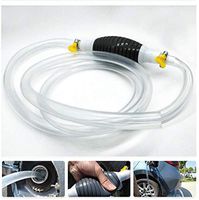 ONETOPU Newest High Flow Siphon Hand Pump Portable Manual Car Fuel Transfer Pump for Gas Gasoline Petrol Diesel Oil Liquid Water Fish Tank with 2M Syphon Hose