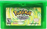 Pokemon Leaf Green Version Reproduction Game Card Gameboy Advance (USA) English