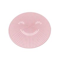 Zervatek Shower Foot Massager,Non-Slip Massage Pad for Bathroom Strong Suction Cup Floor Shower Mat (Pink)