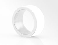 LYCOS Life Smart NFC Ring, White Size 6