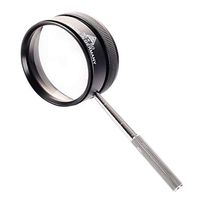 Magnifying Glass, Handheld 35X-50X Zoom HD Optical Lens for The Elderly Reading Jewelry Identification Portable