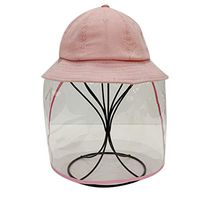 Tonsee 4-8 Years Old Children Anti-spitting Protective Hat Face Shield Dustproof Cover Peaked Hat Cap