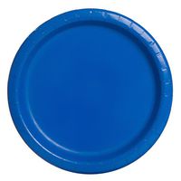 Unique Industries, Paper Plates, 16 Pieces - Royal Blue