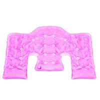 New Hot Cold Therapy Neck Gel Wrap Neck Pain Reliever Body Heat (Pink)