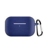 Shan-S Compatible for AirPods Pro Case, Shockproof Protective Premium Soft Silicone Cover Chargeable Headphone Case Skin with Anti-Lost Carabiner for AirPods Pro 2019 Wireless Charging Case