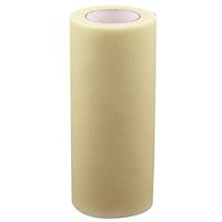 uxcell Nylon Wedding Party Banquet Mesh Tulle Spool Craft Decoration 25 Yards Khaki
