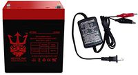 Neptune 12V 5Ah NT-1250 Rechargeable SLA Sealed Lead Acid Battery combo with Charger