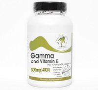 Gamma 300mg and Vitamin E 400IU ~ 100 Capsules - No Additives ~ Naturetition Supplements