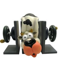 Wrapables Squished Animal Bookends, Cow