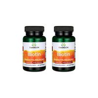 Swanson Biotin - High Potency 10,000 mcg 60 Sgels 2 Pack