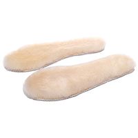 rismart Unisex Kids Winter Warm Comfortable Wool Insole(Beige,US2.5)