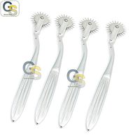 G.S 4 PC Set of 7" NEUROLOGICAL WARTENBERG Pinwheel Chrome Plated Best Quality